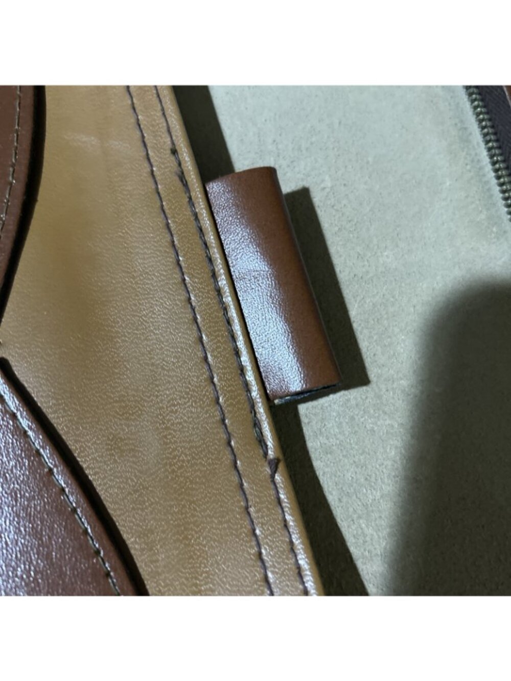 VTG Brown Top Grain Leather Folder Portfolio Document Holder Zip 15” X 11” - Picture 16 of 16
